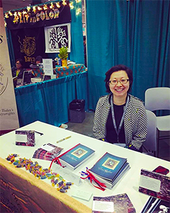 Ann Huang at Association of Writers & Writing Programs 2016 Conference in Los Angeles, California